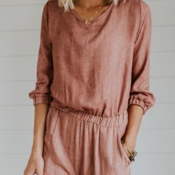 Never Worn Pink Roolee Jumpsuit - Picture 8 of 8